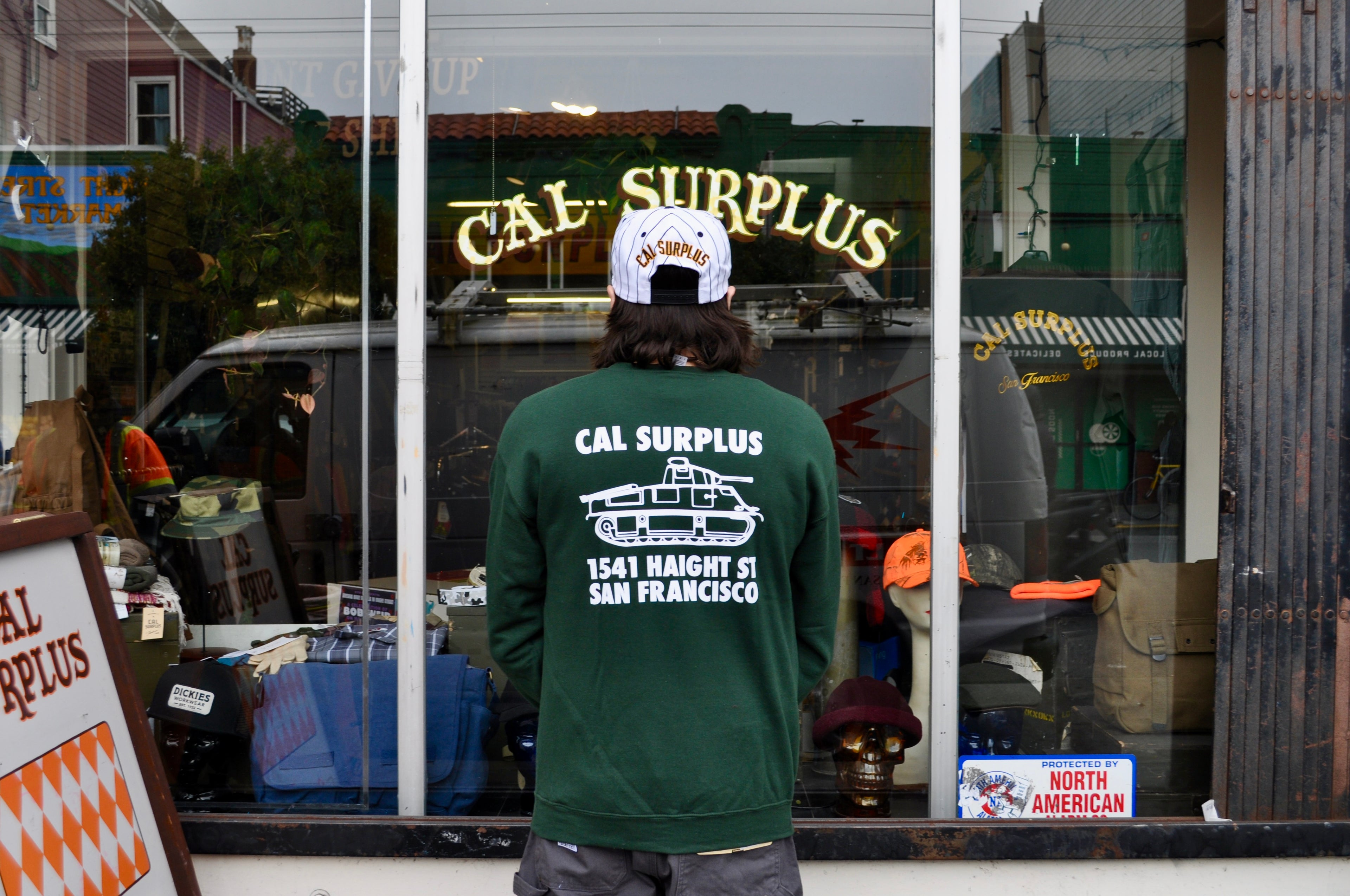 Cal Surplus OG Tank Crewneck Sweater