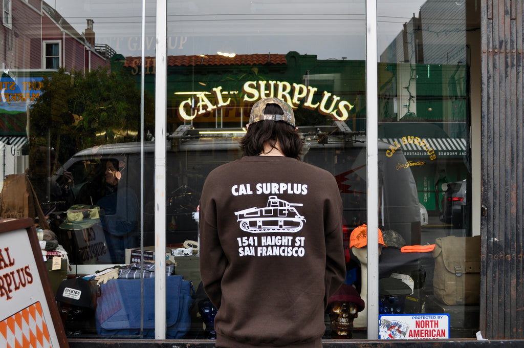 Cal Surplus OG Tank Crewneck Sweater