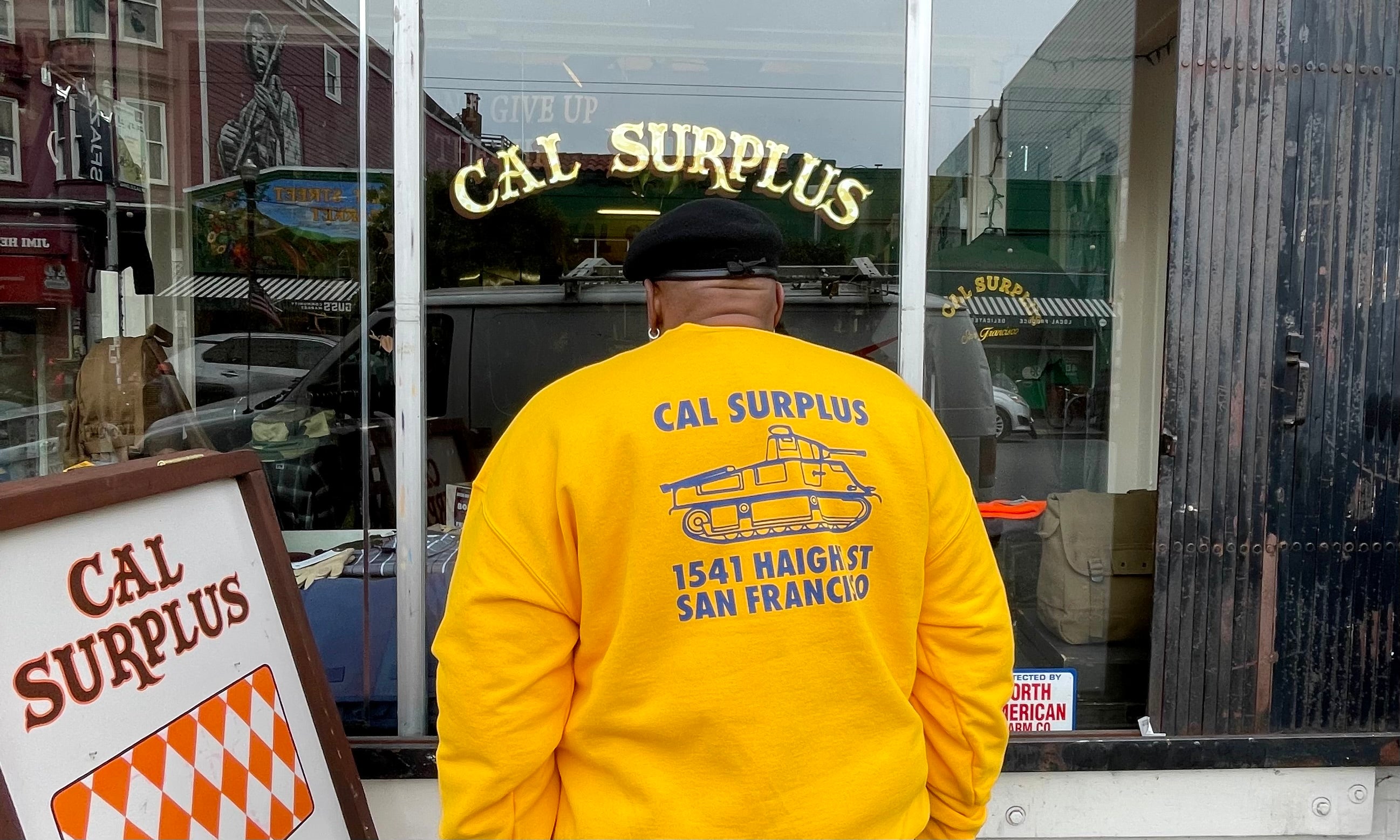 Cal Surplus OG Tank Crewneck Sweater