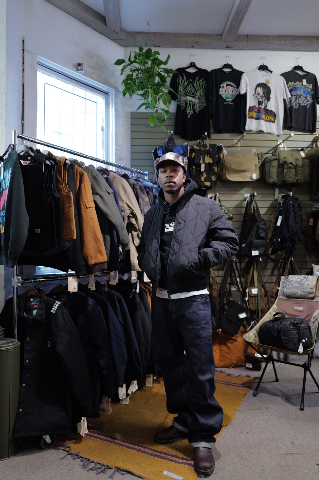 Alpha Reversible Onion Quilted MA-1 Flight Jacket