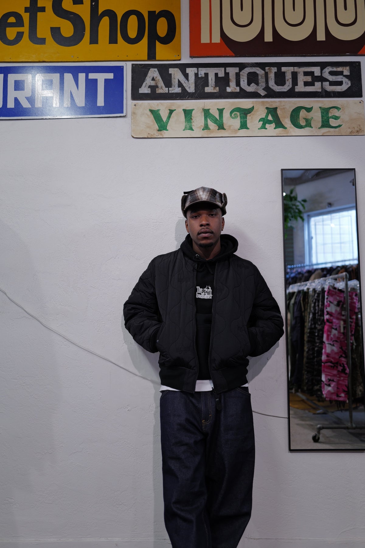Alpha Reversible Onion Quilted MA-1 Flight Jacket