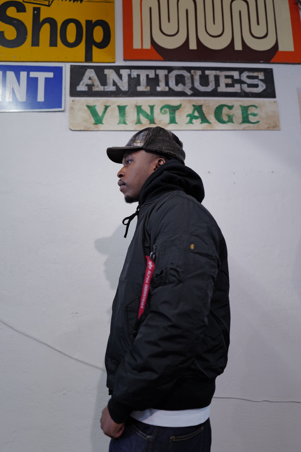 Alpha Reversible Onion Quilted MA-1 Flight Jacket