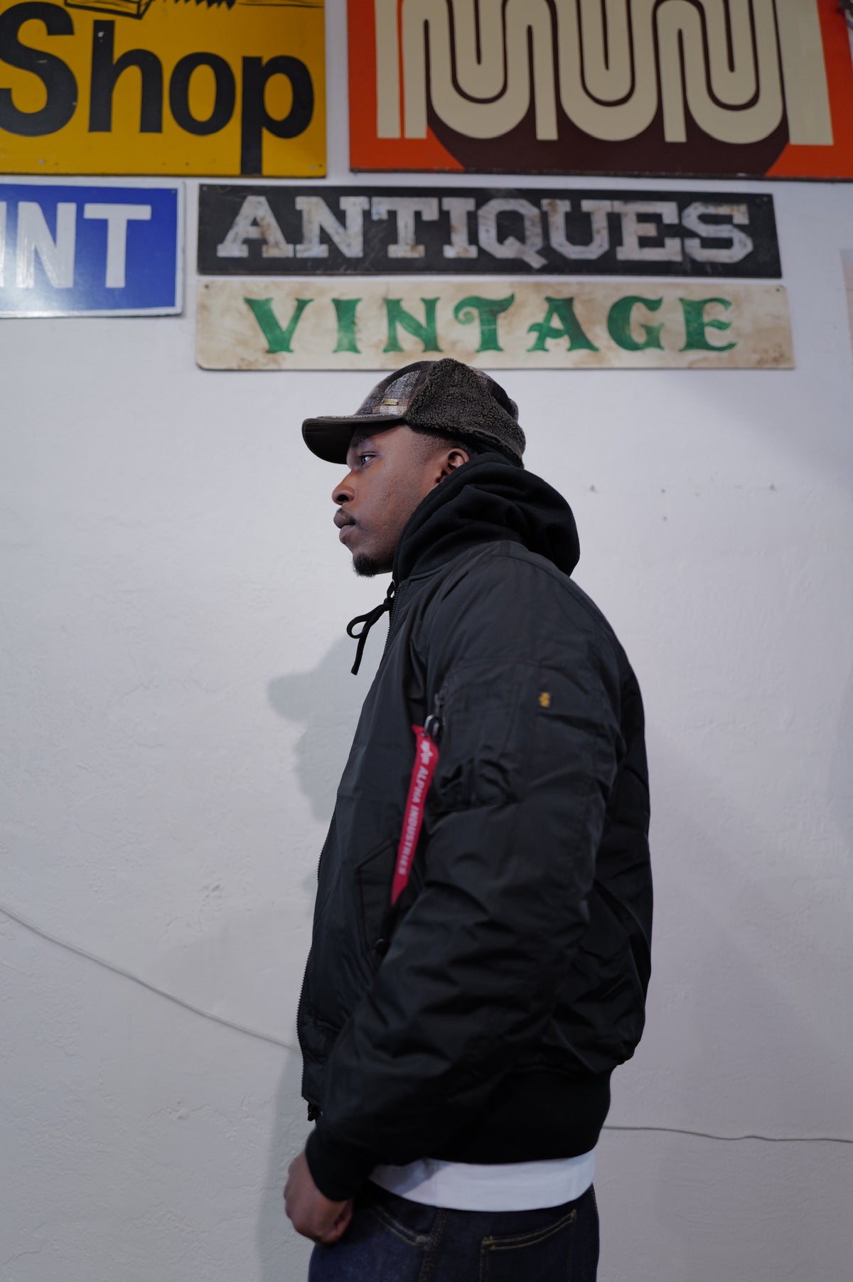 Alpha Reversible Onion Quilted MA-1 Flight Jacket