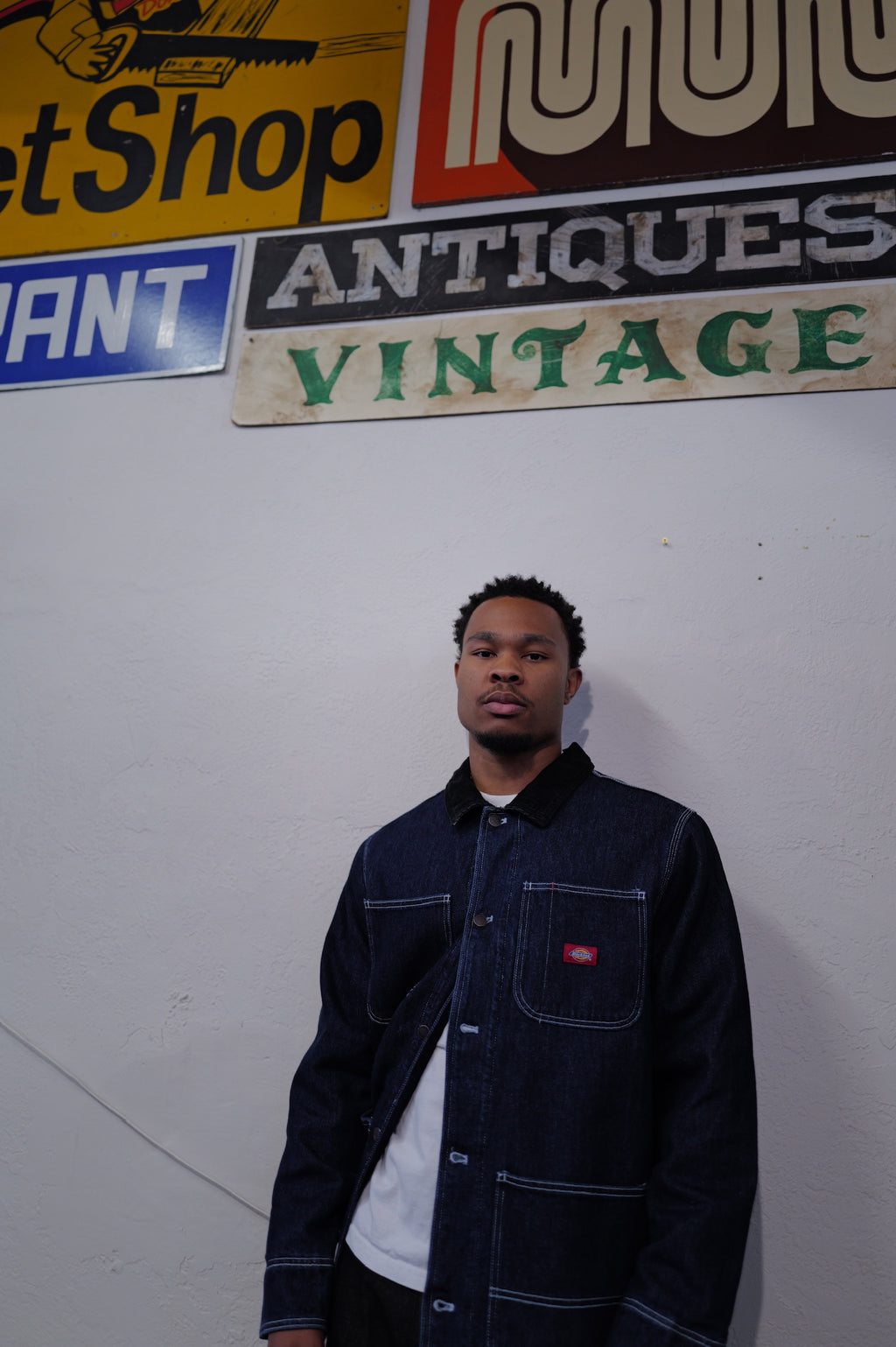 Dickies Men's Denim Blanket Lined Chore Coat