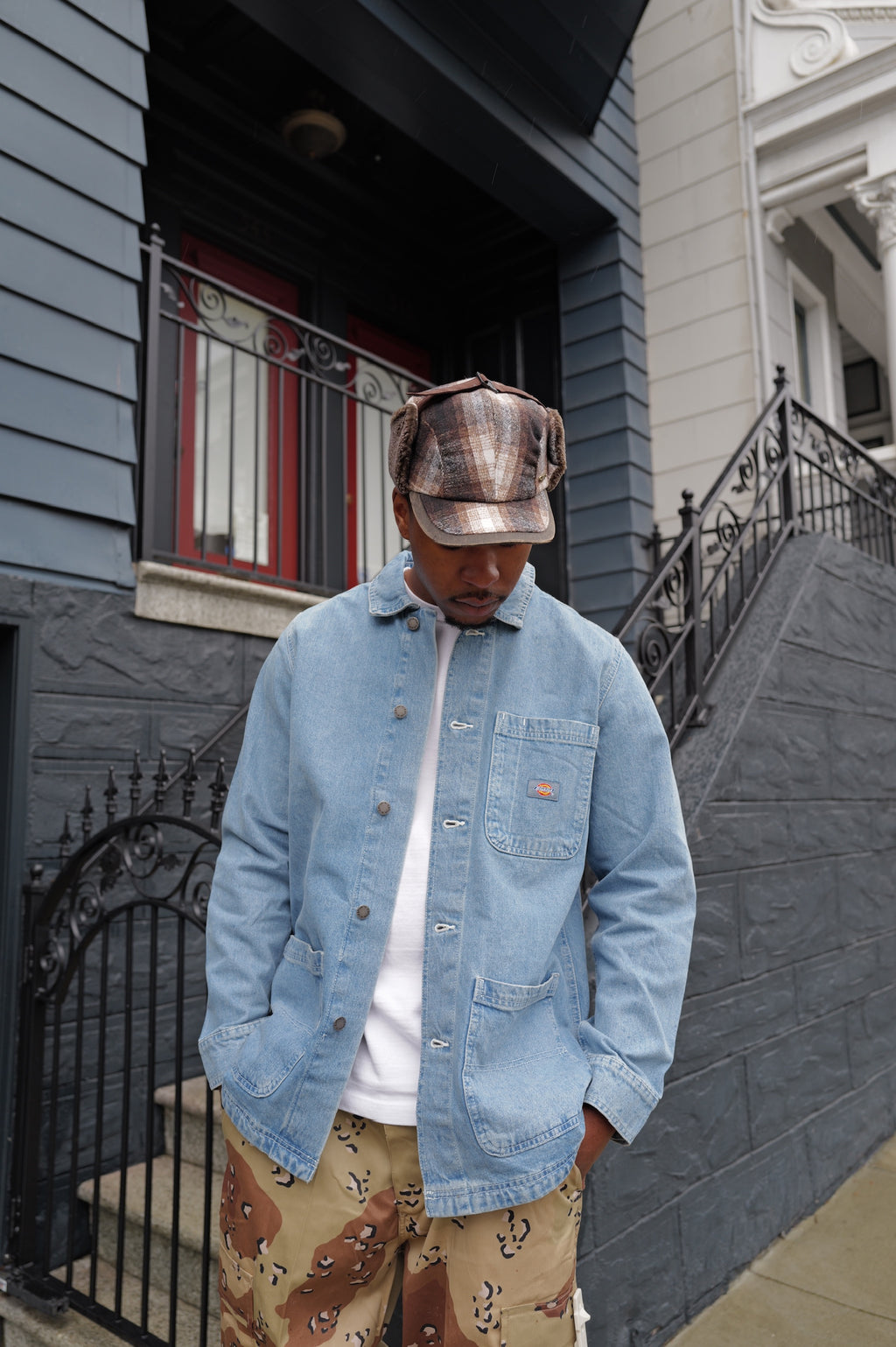 Dickies Men's Denim Chore Coat