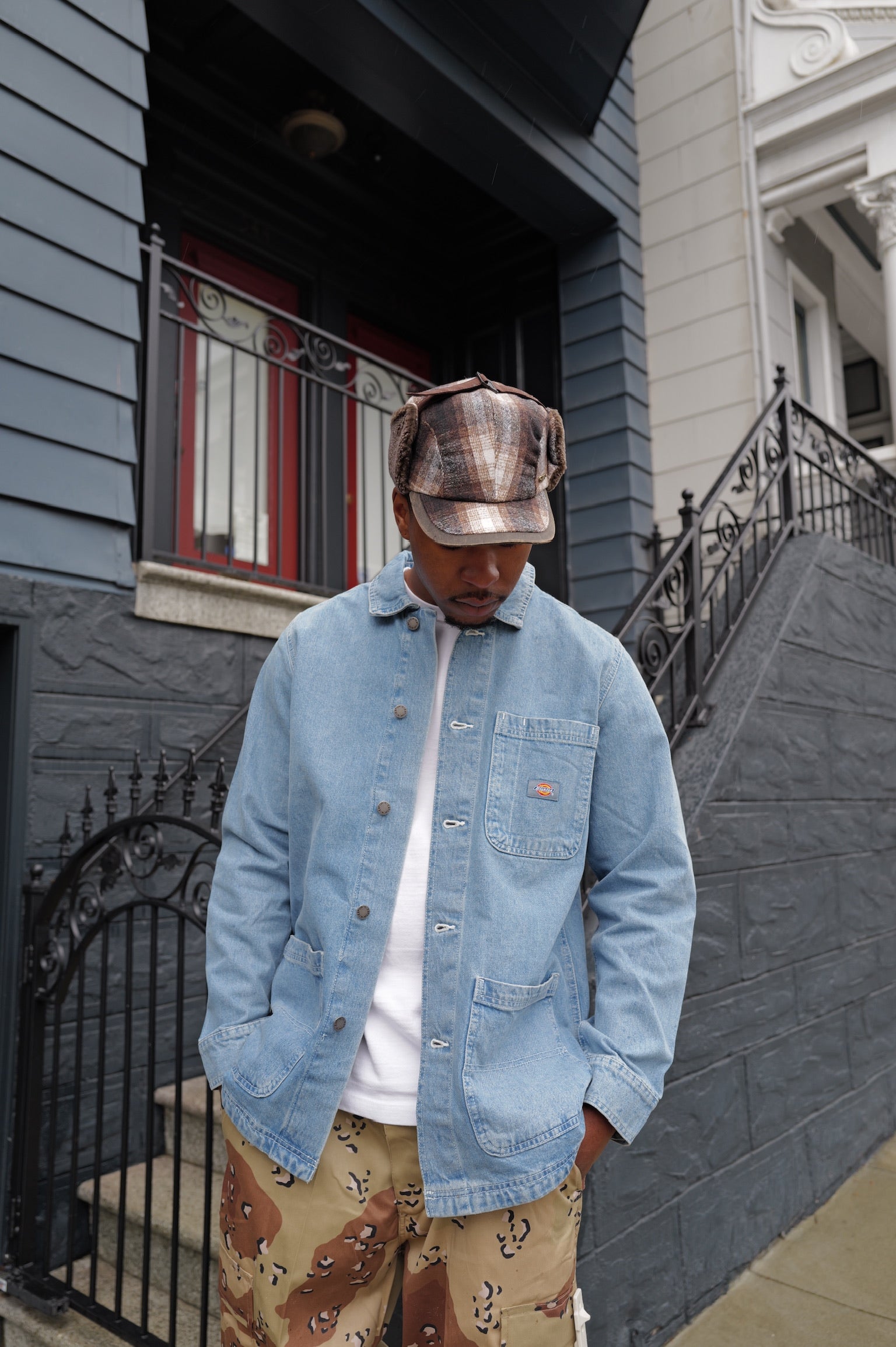 Dickies Men's Denim Chore Coat