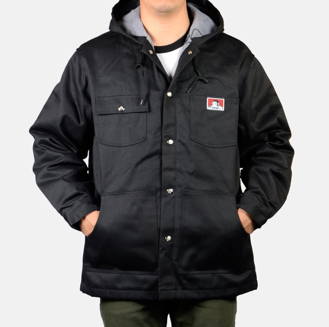 Ben Davis Hooded Jacket, Snap Front