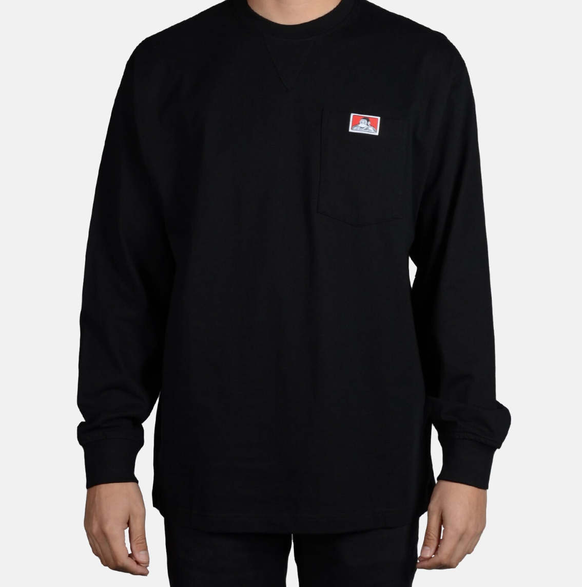 Ben Davis Heavy Duty Long Sleeve Pocket T-Shirt