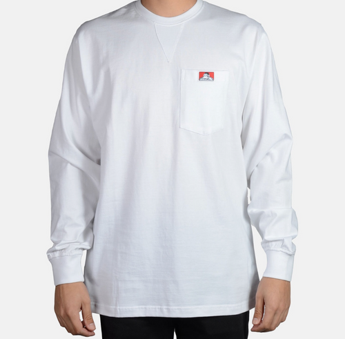 Ben Davis Heavy Duty Long Sleeve Pocket T-Shirt