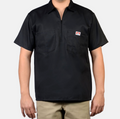 Ben Davis Short Sleeve Solid 1/2 Zip Shirt