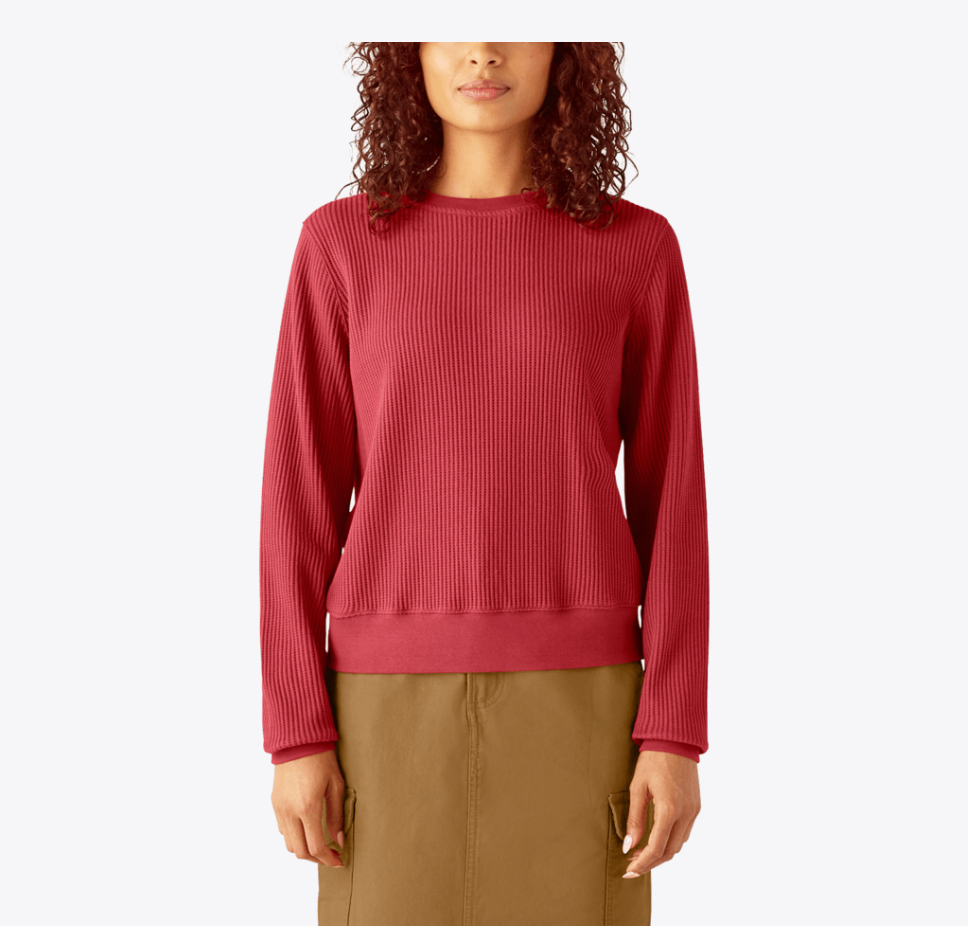 Dickies Women's Large Gauge Thermal Crew