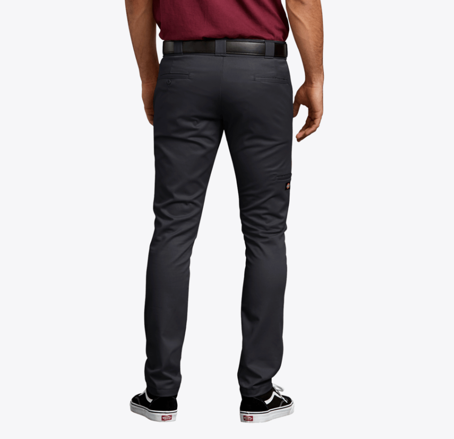 Dickies Men's Twill Double Knee Skinny Fit Work Pant