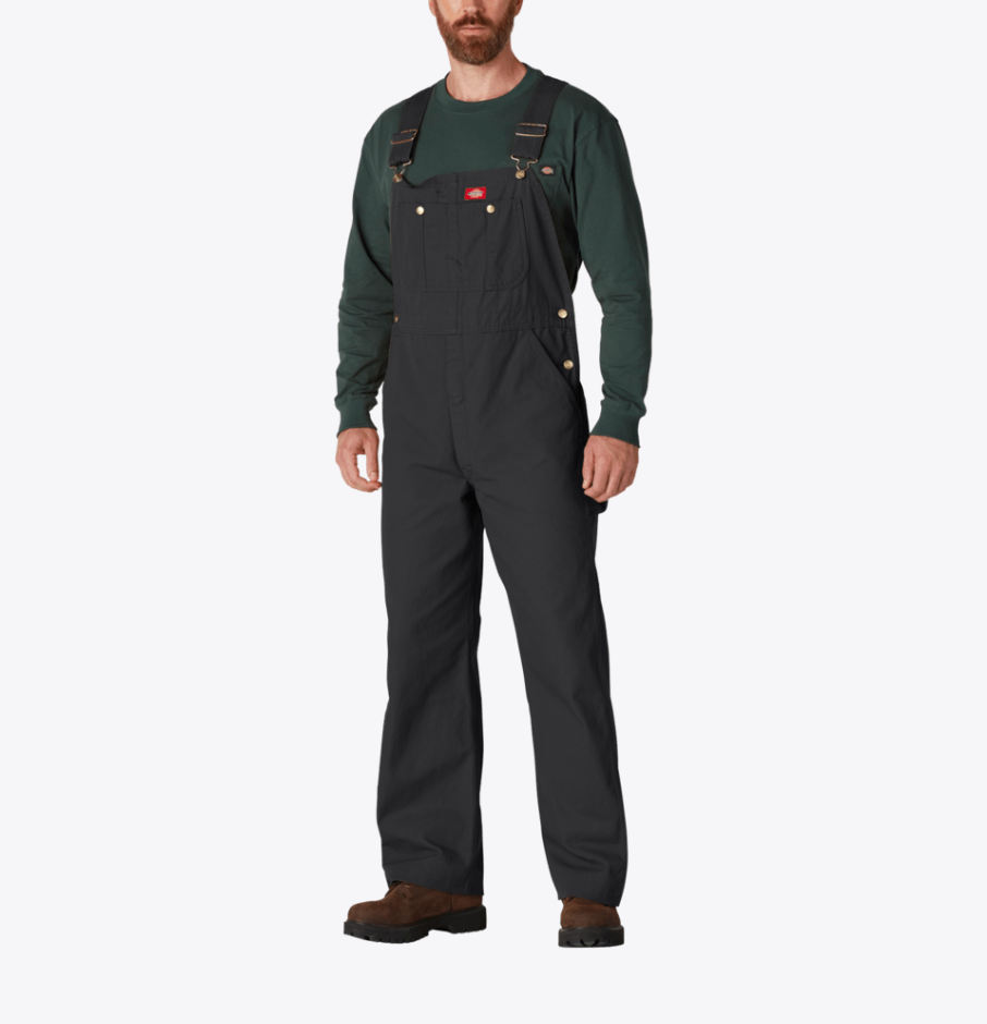 Dickies Men's Duck & Rinsed Denim Bib Overall