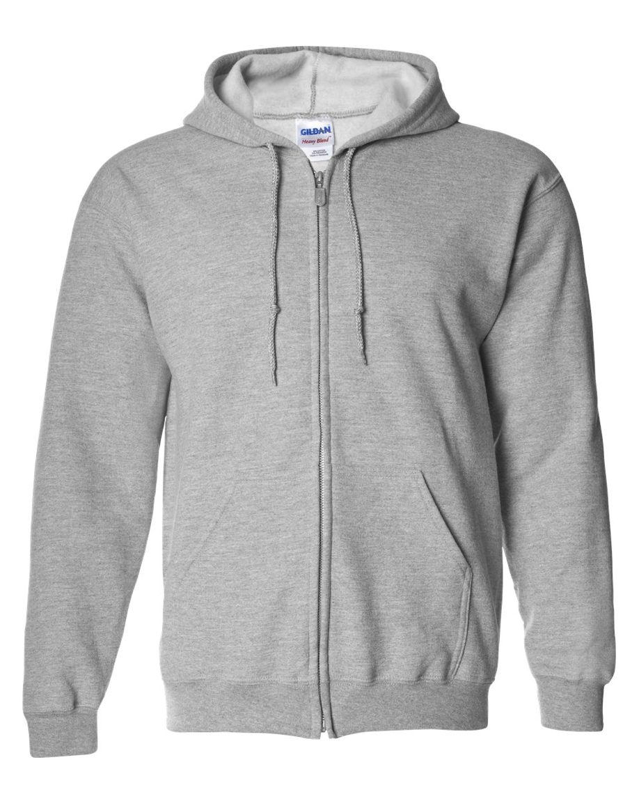 Gildan Heavy Blend Full-Zip Hooded Sweatshirt