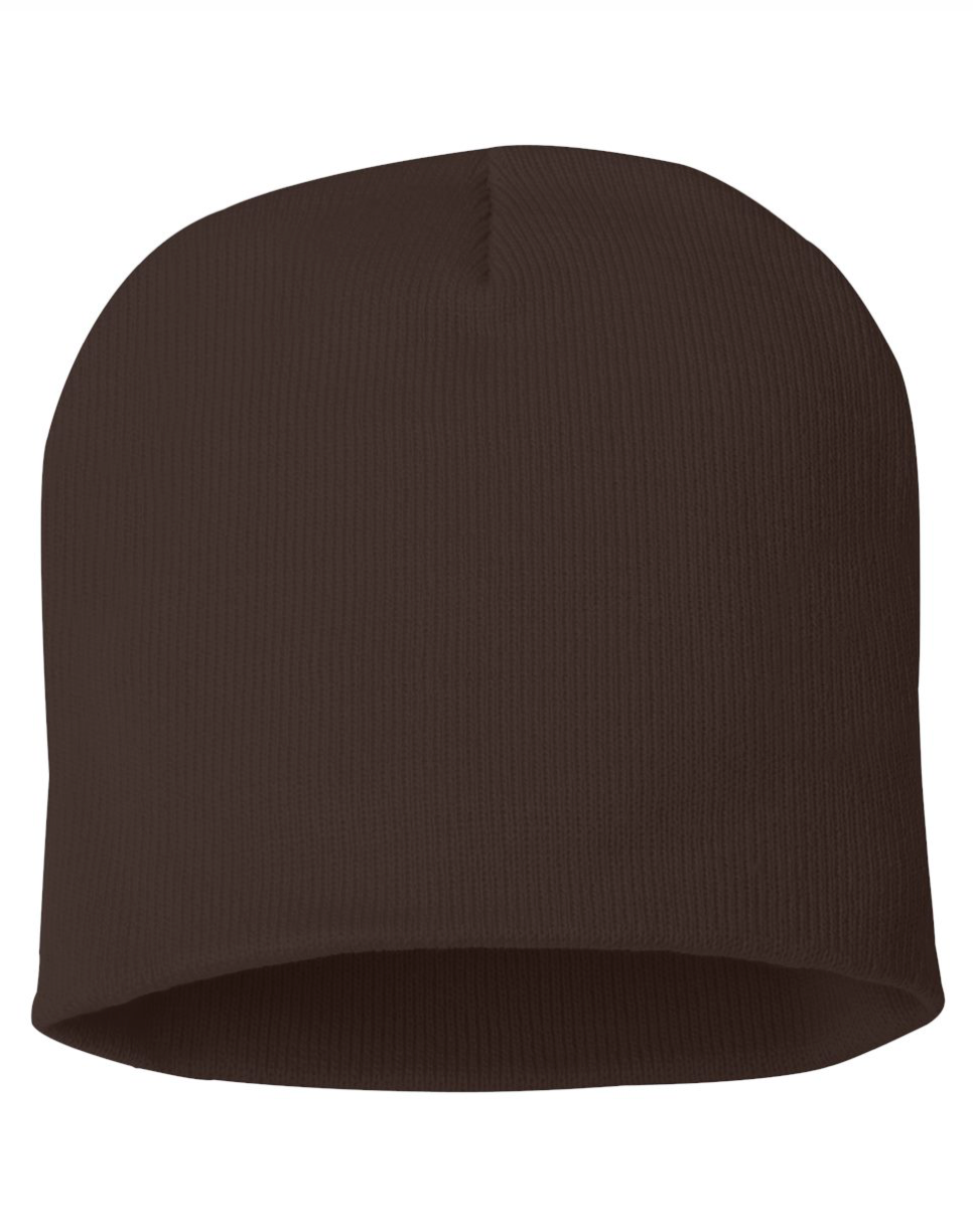 8" Solid Color Beanie Sportsman