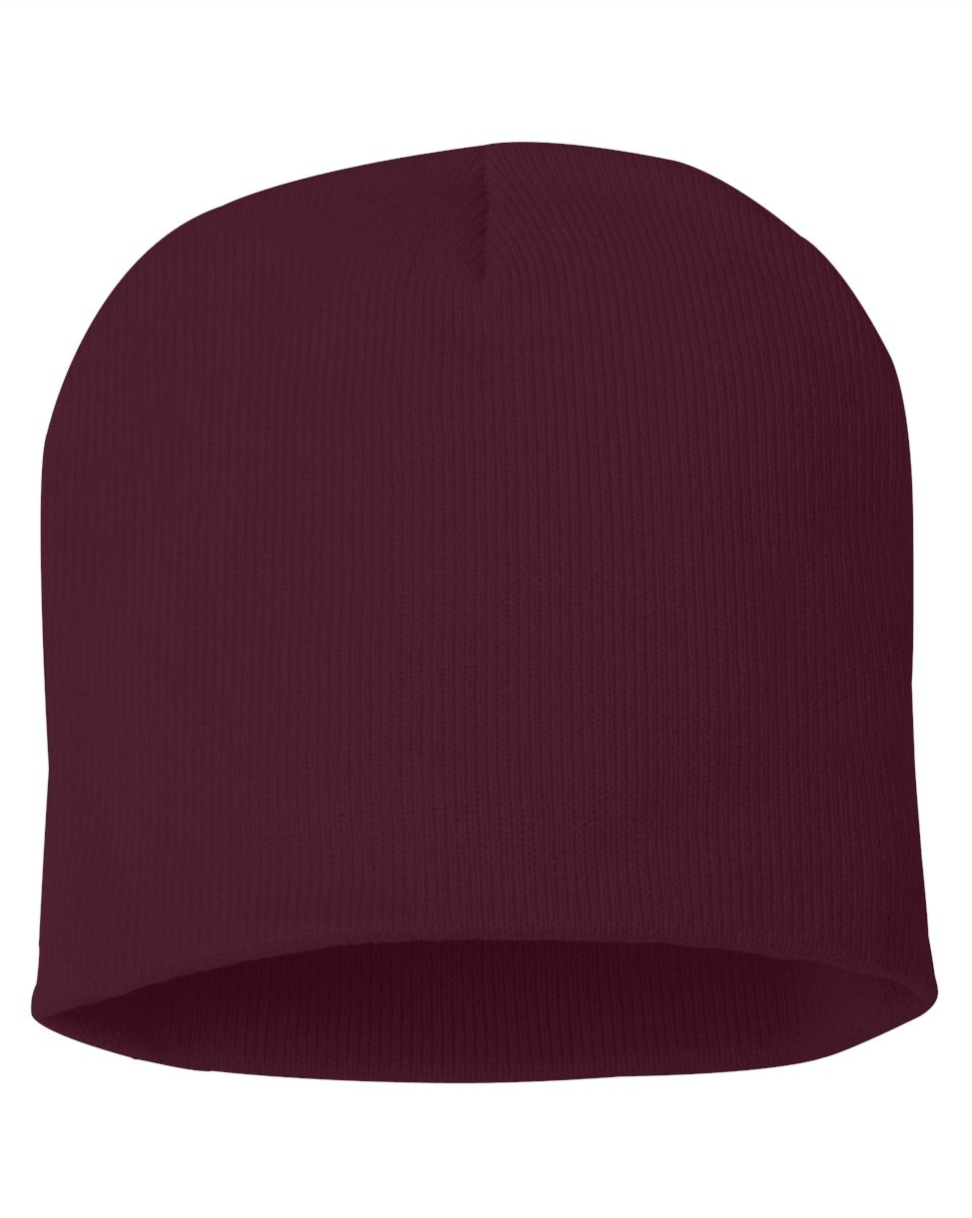 8" Solid Color Beanie Sportsman