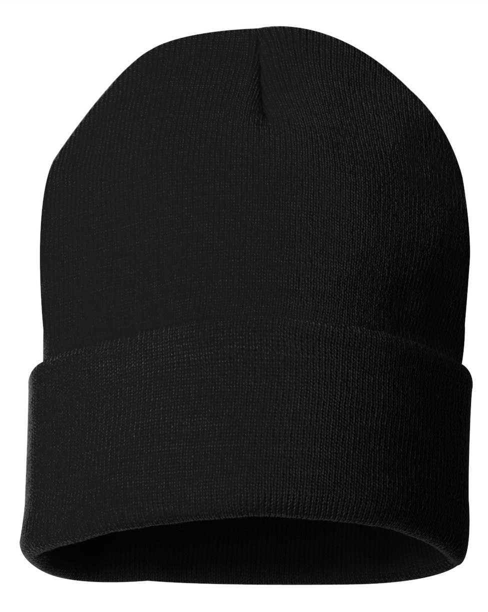 12" Solid Color Cuffed Beanie Sportsman