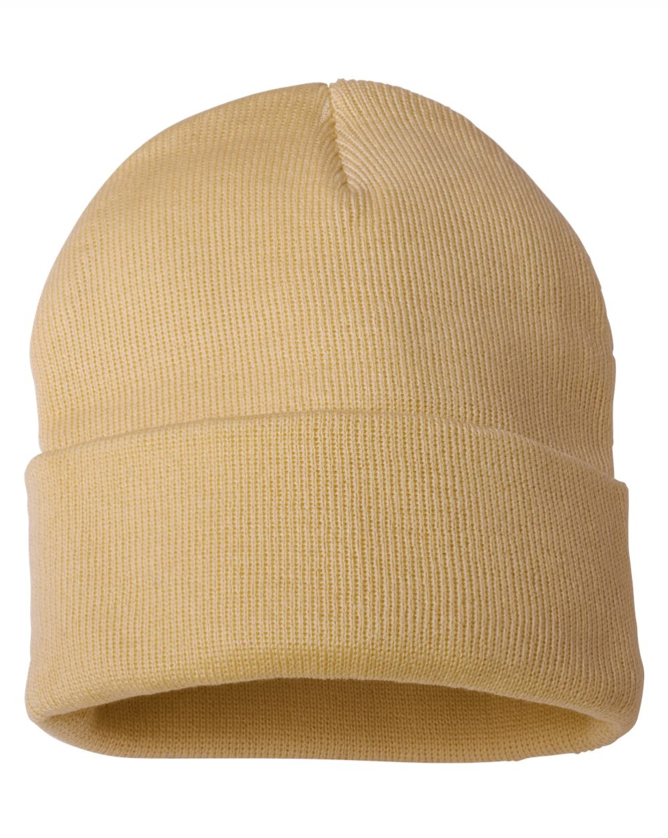12" Solid Color Cuffed Beanie Sportsman