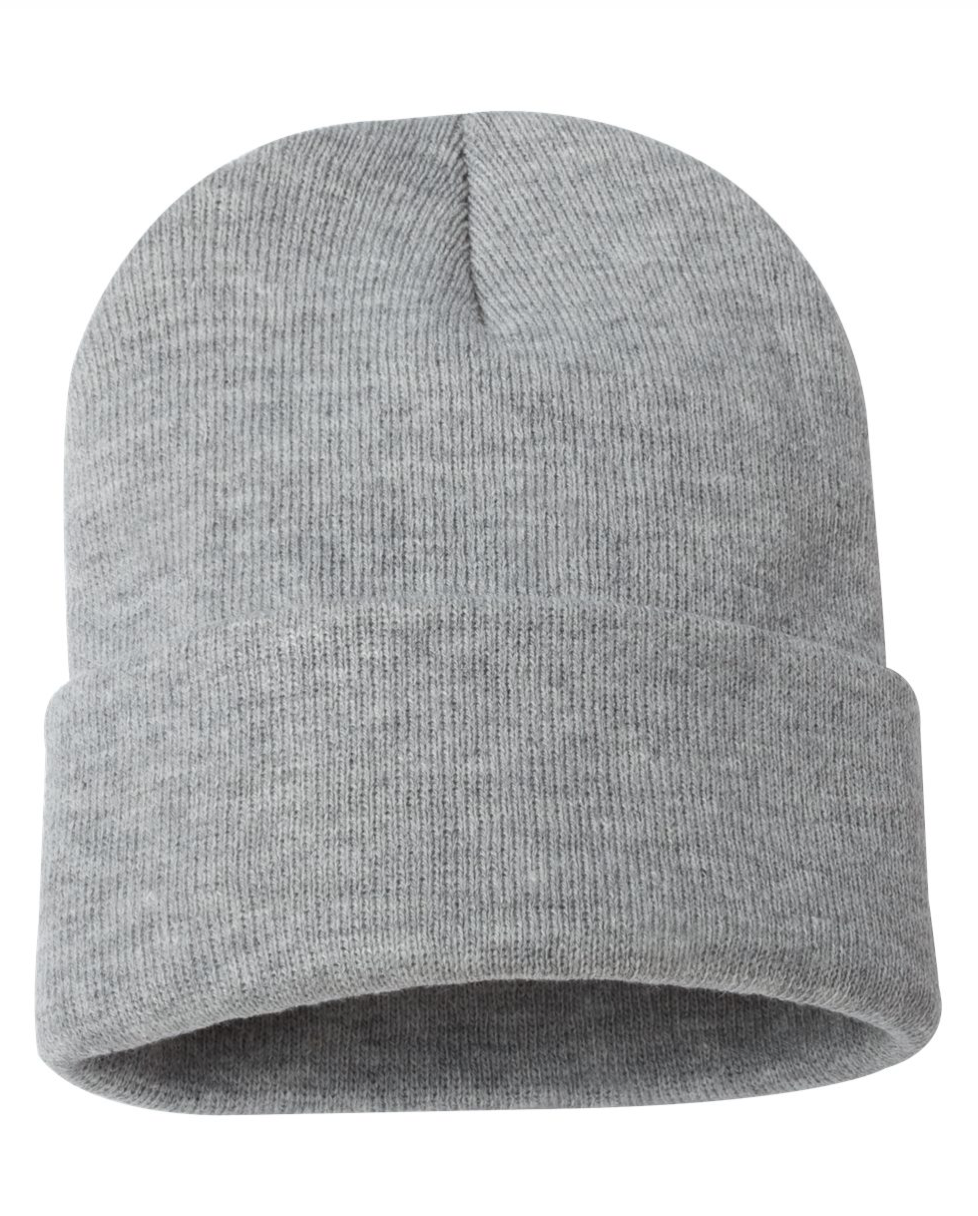 12" Solid Color Cuffed Beanie Sportsman