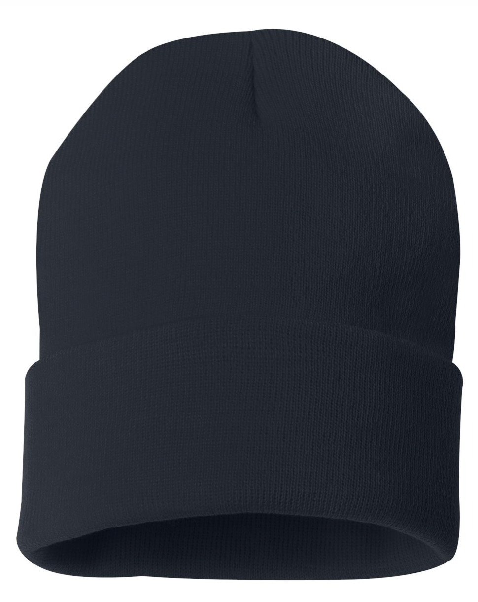 12" Solid Color Cuffed Beanie Sportsman