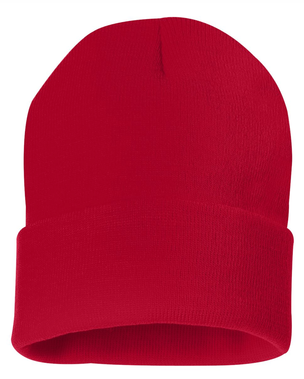 12" Solid Color Cuffed Beanie Sportsman