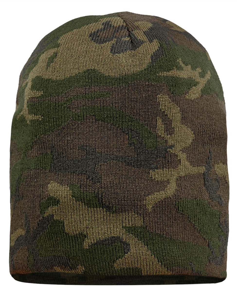 8" Camo Beanie Sportsman