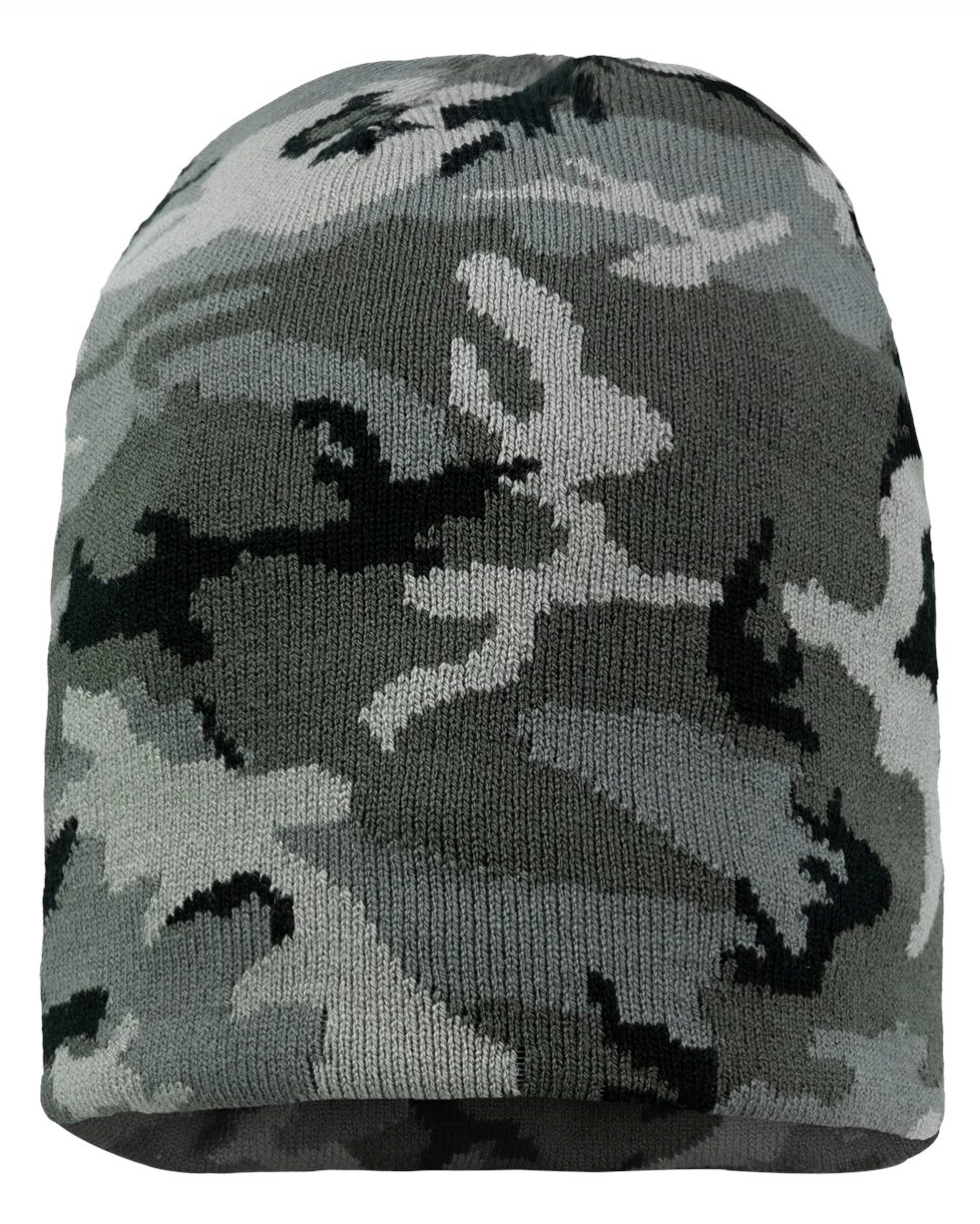 8" Camo Beanie Sportsman