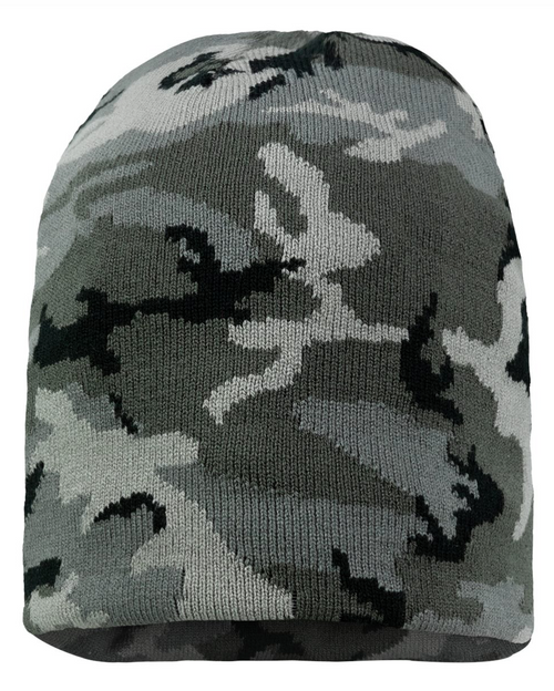 8" Camo Beanie Sportsman