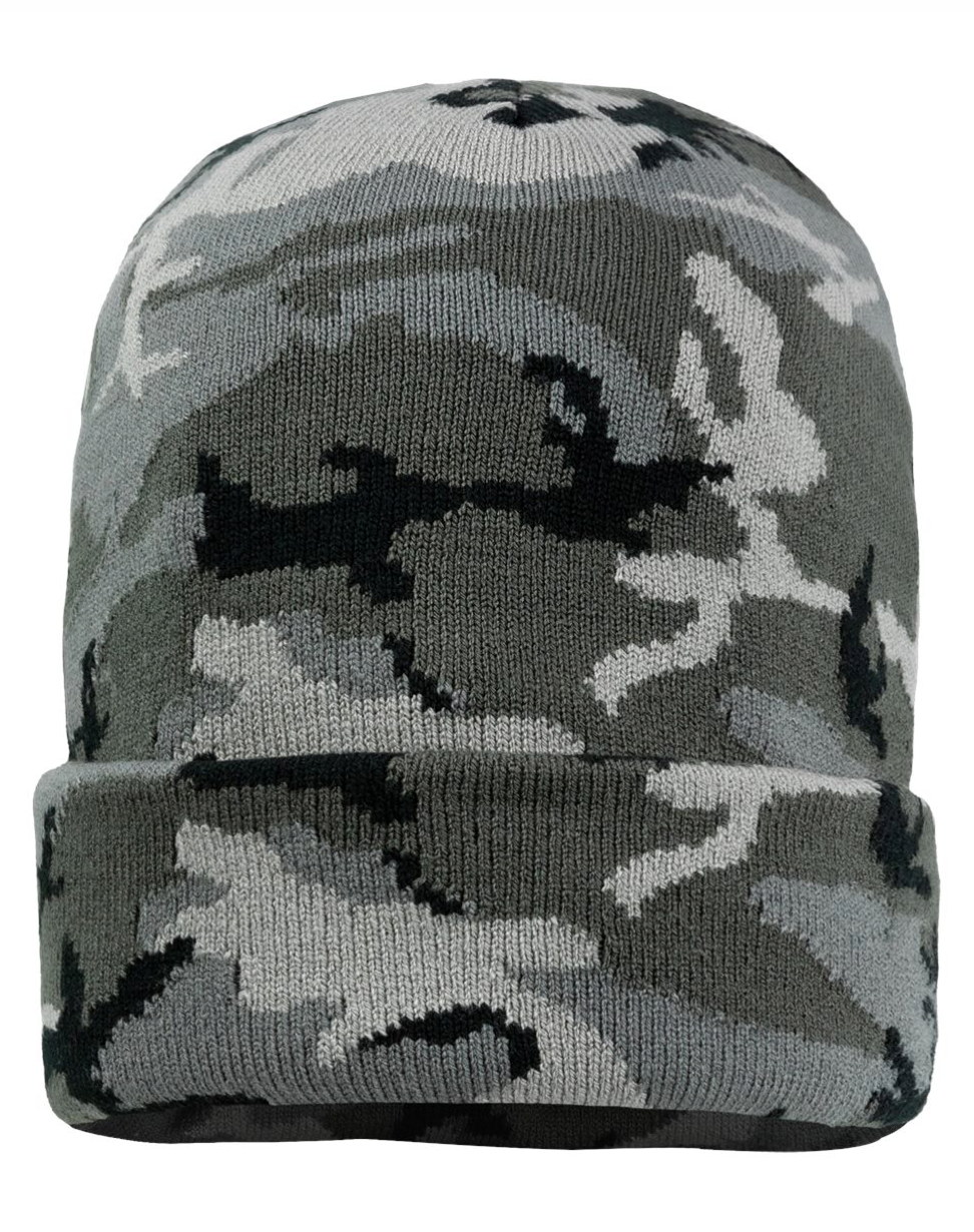 12" Camo Cuffed Beanie Sportsman