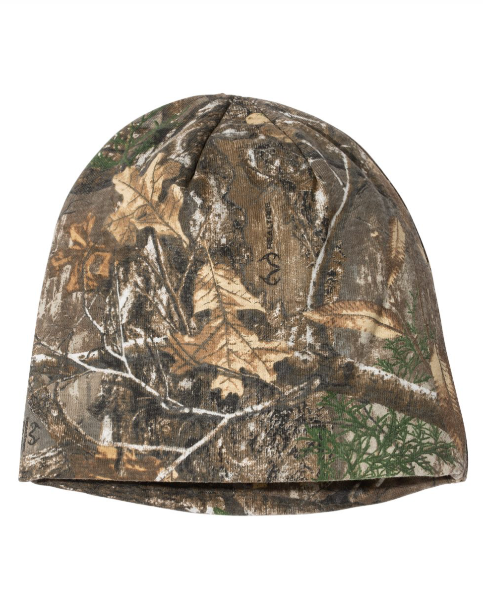 8" Realtree Camo Beanie