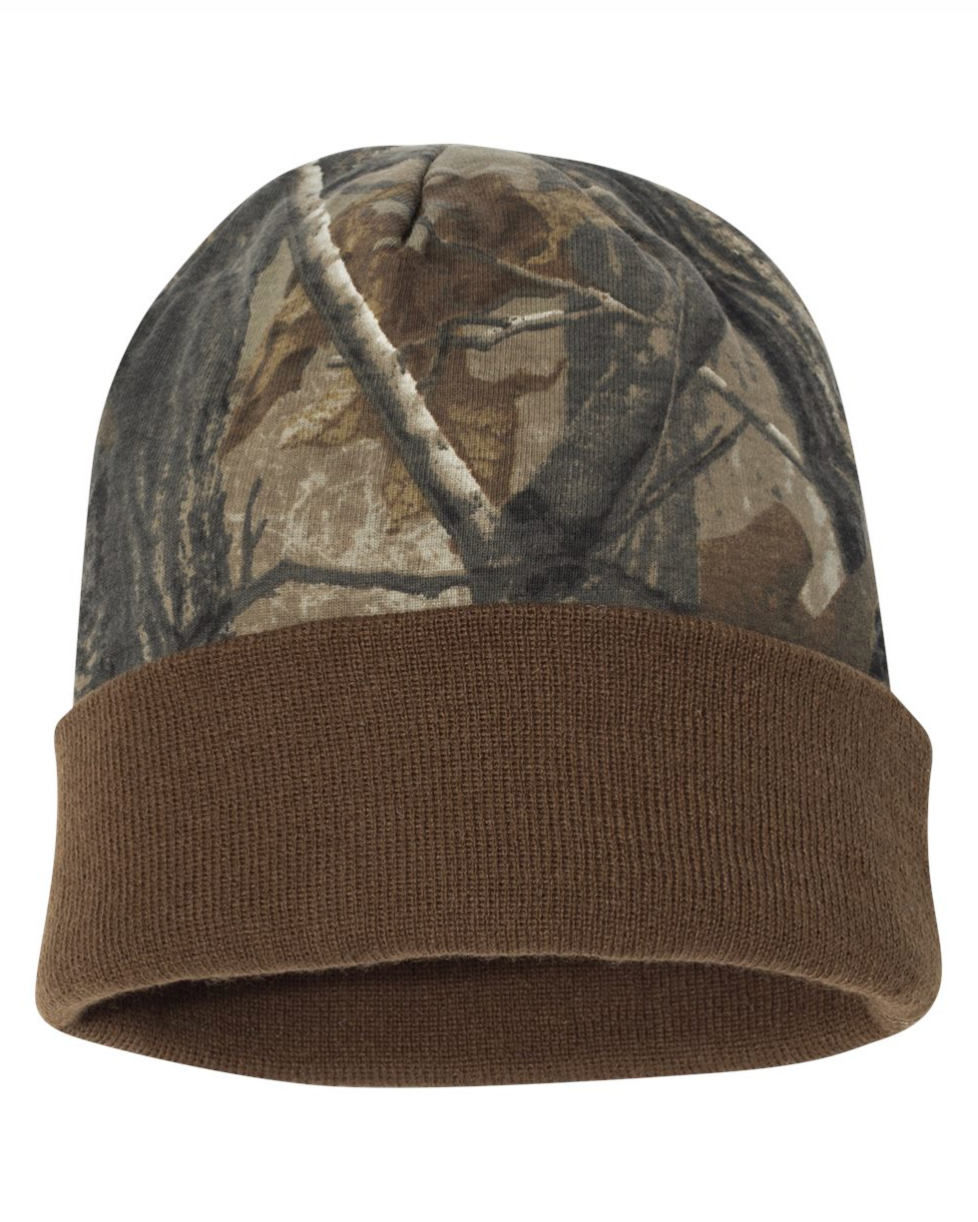 12" Realtree Camo Cuffed Beanie