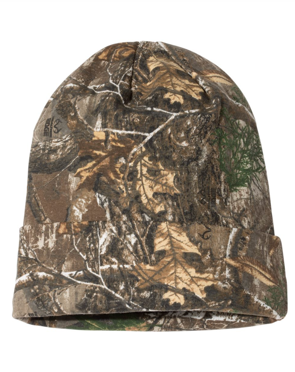 12" Realtree Camo Cuffed Beanie