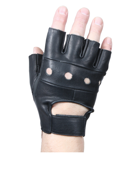 Rothco Leather Biker Gloves
