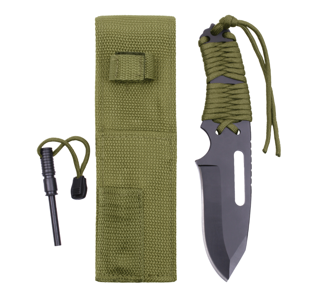Rothco Paracord Knife w/ Fire Starter