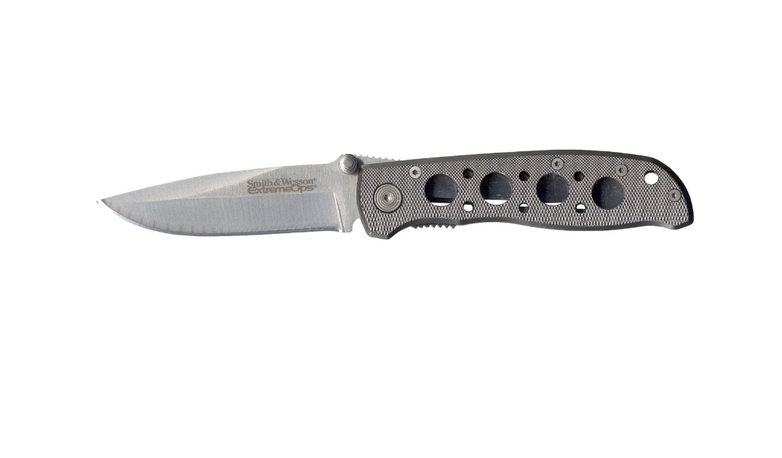 3089 Smith & Wesson Extreme Ops Folding Knife Plain Edge