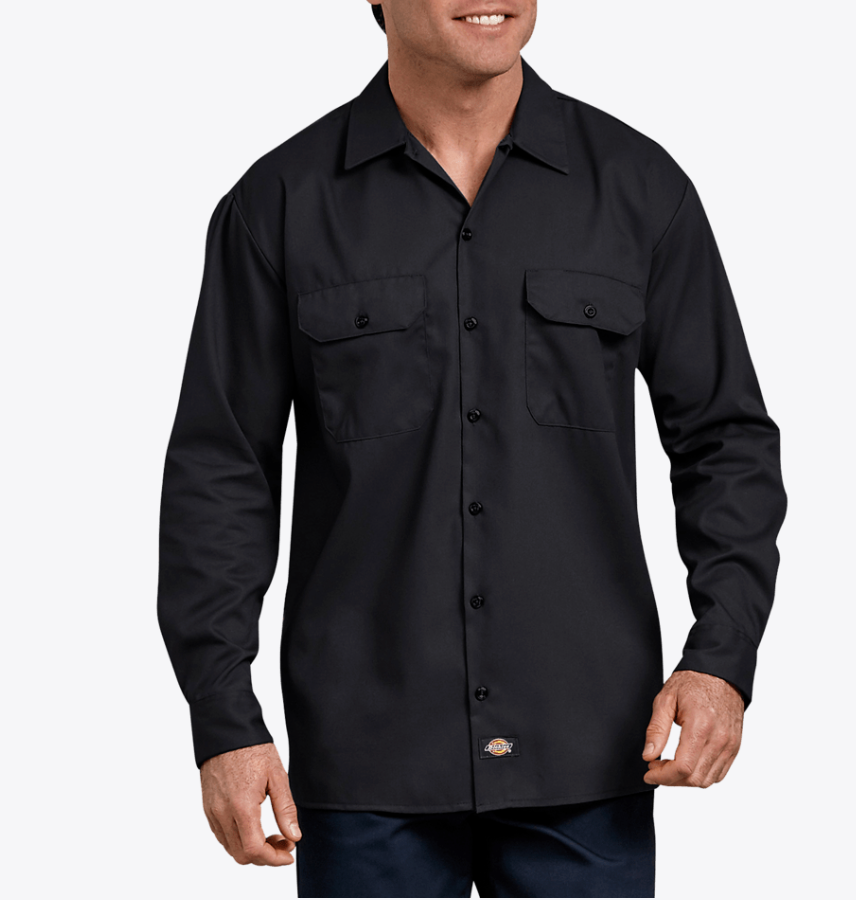Dickies Men's Long Sleeve Work Shirt