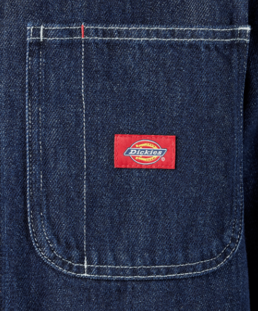 Dickies Men's Denim Blanket Lined Chore Coat