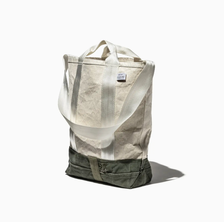 Puebco Laminated Fabric X Vintage Fabric Bag