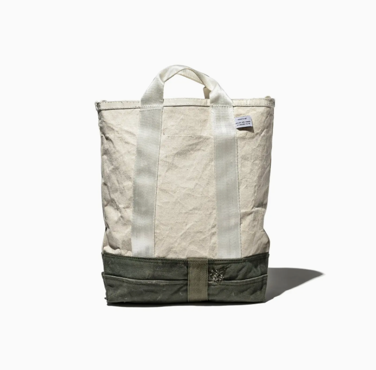 Puebco Laminated Fabric X Vintage Fabric Bag