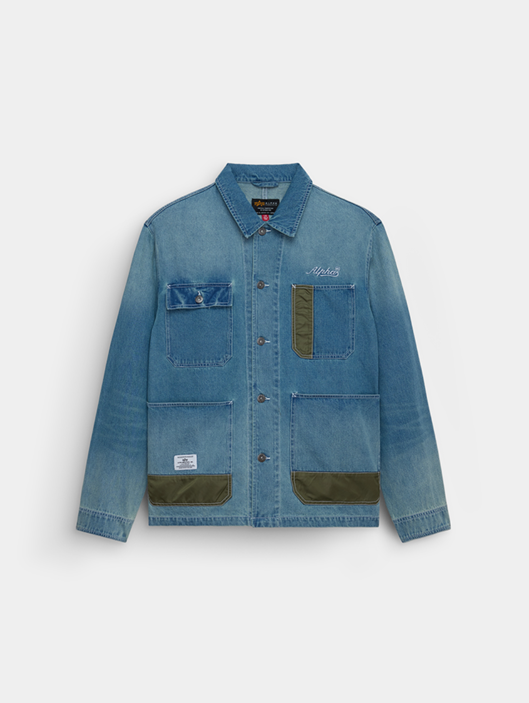 Alpha Denim Relaxed Chore Coat