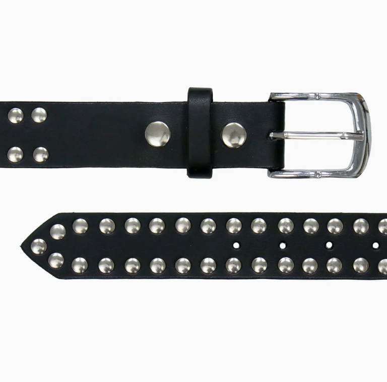 Hot Leather Studded Belt