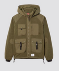 Alpha Mixed Media Fleece Full Zip Hoodie