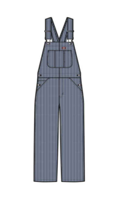 Dickies Women's Hickory Bib Overall