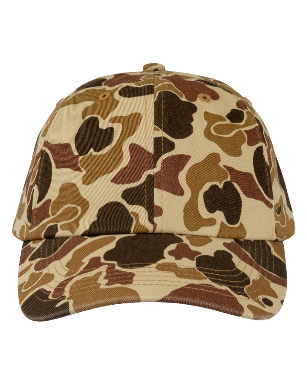 Duck Camo Washed Baseball Cap