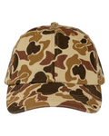 Duck Camo Washed Baseball Cap