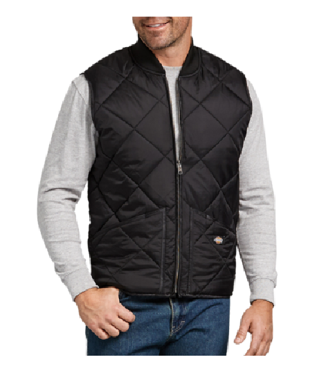 Dickes Men's Nylon Diamond Quilted Vest