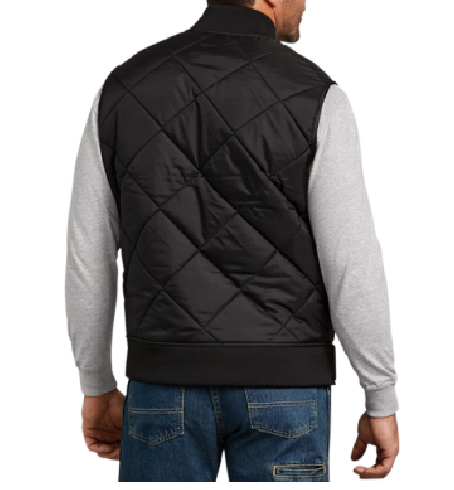 Dickes Men's Nylon Diamond Quilted Vest