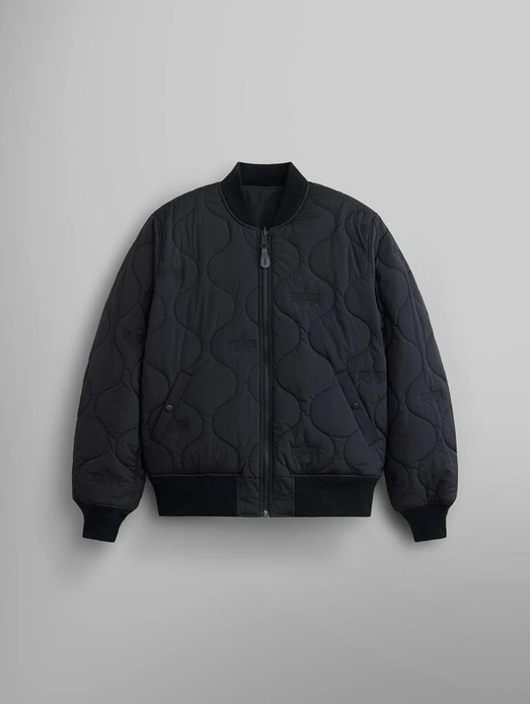 Alpha Reversible Onion Quilted MA-1 Flight Jacket