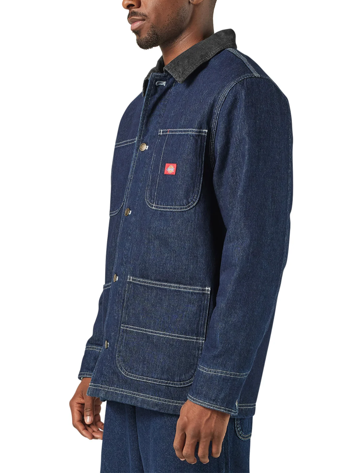 Dickies Men's Denim Blanket Lined Chore Coat