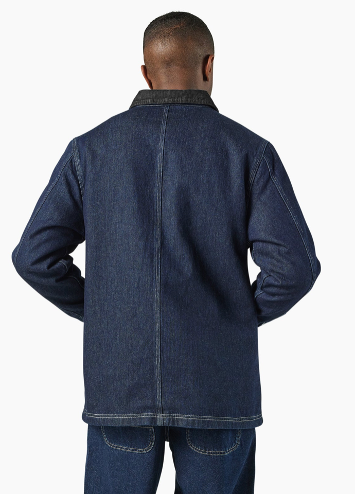 Dickies Men's Denim Blanket Lined Chore Coat